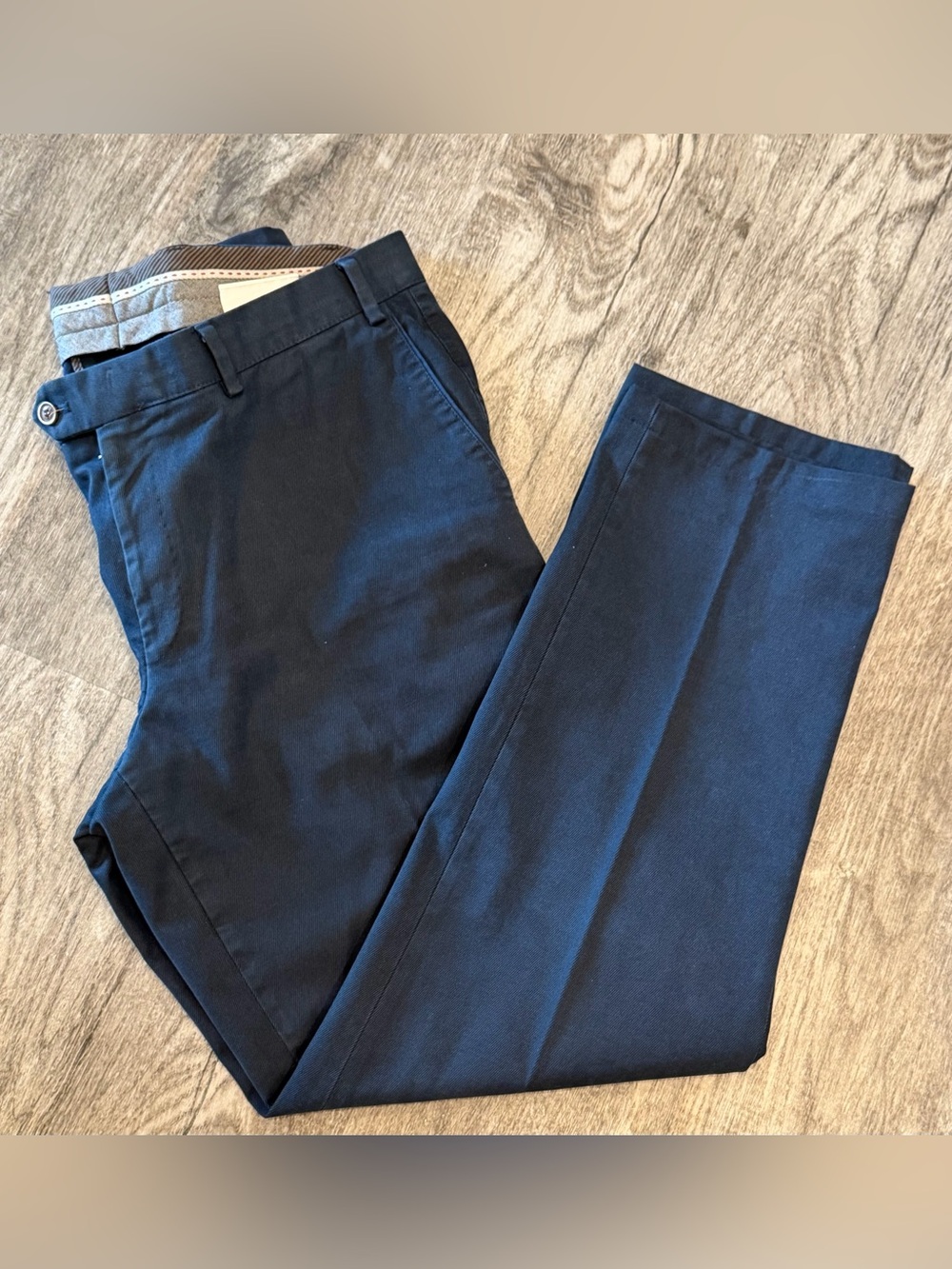 Hiltl Men’s Navy Chinos Trousers 36x30 – Model 57900 Pero